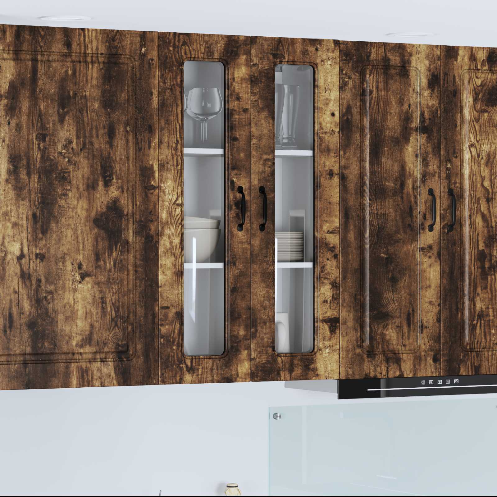 Painel de lava-louça kalmar carvalho defumado 60 x 31 x 100 cm