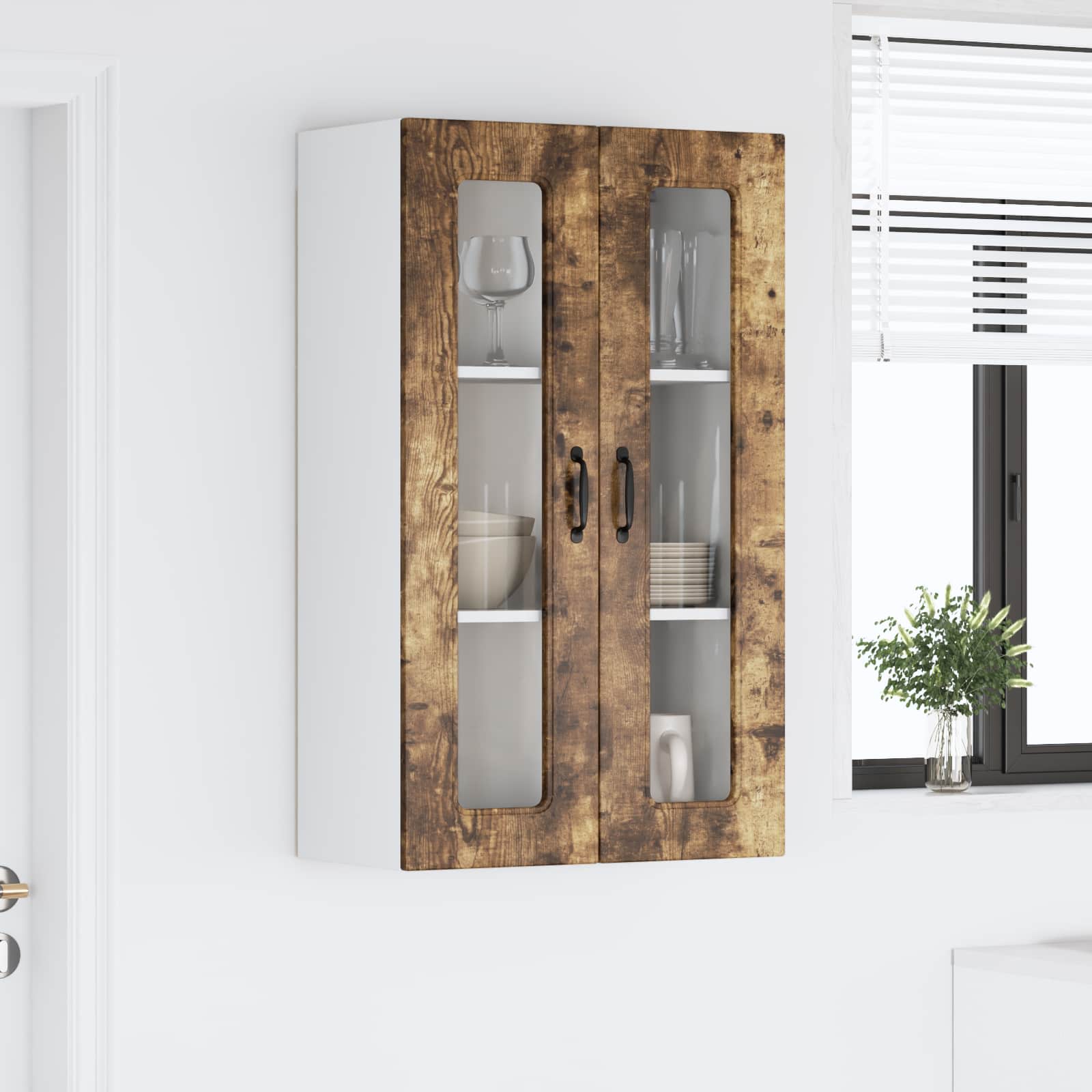 Painel de lava-louça kalmar carvalho defumado 60 x 31 x 100 cm