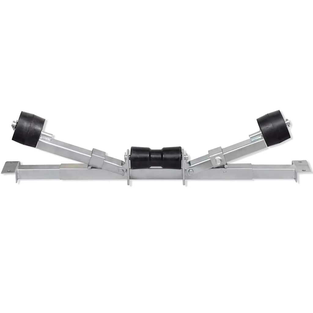 Suporte para o reboque de barco com rolos