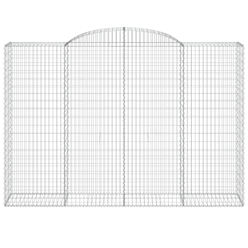Cestos gabião arqueados 5pcs 300x50x200/220cm ferro galvanizado