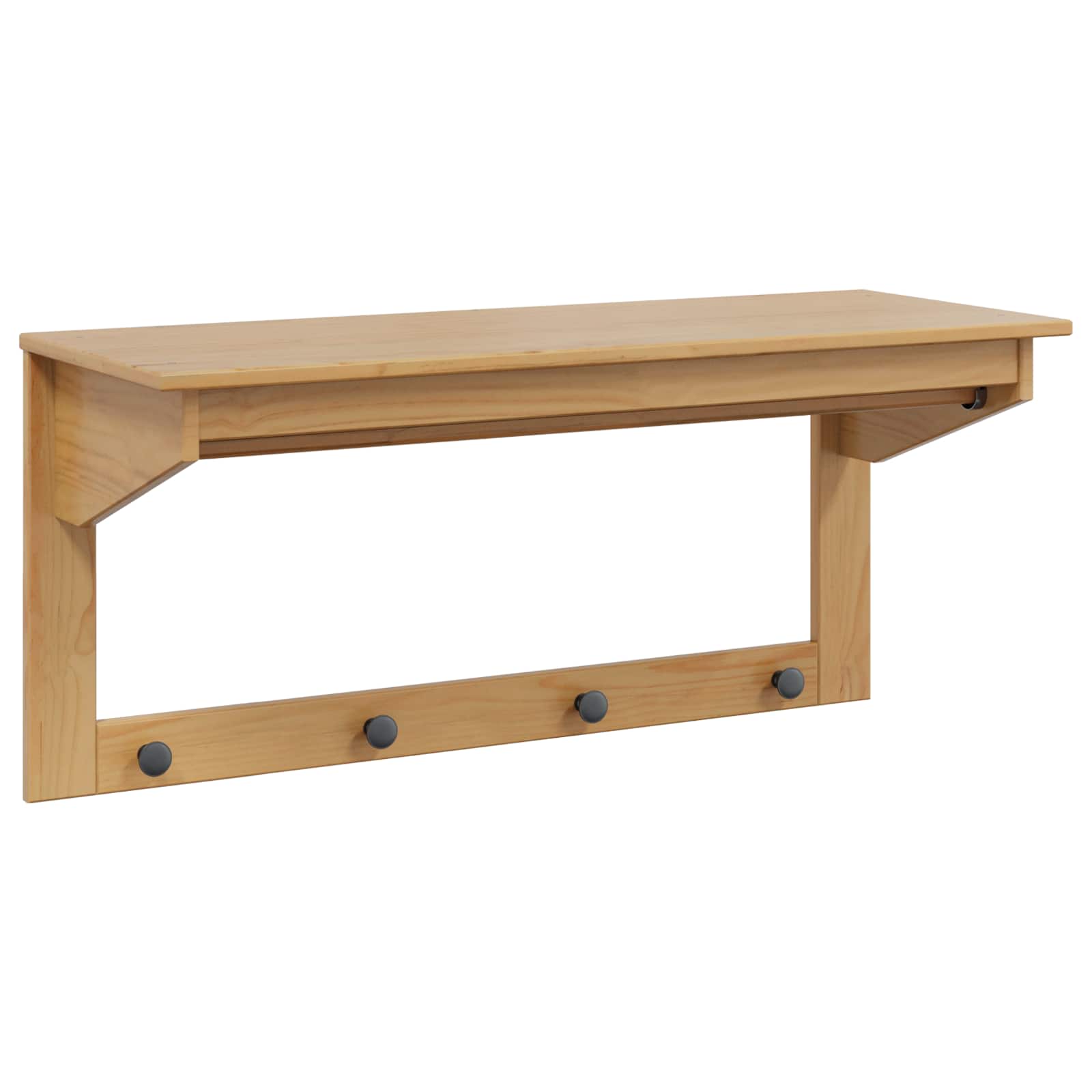 Cabideiro hill marrom mel 90 x 35 x 41.5 cm