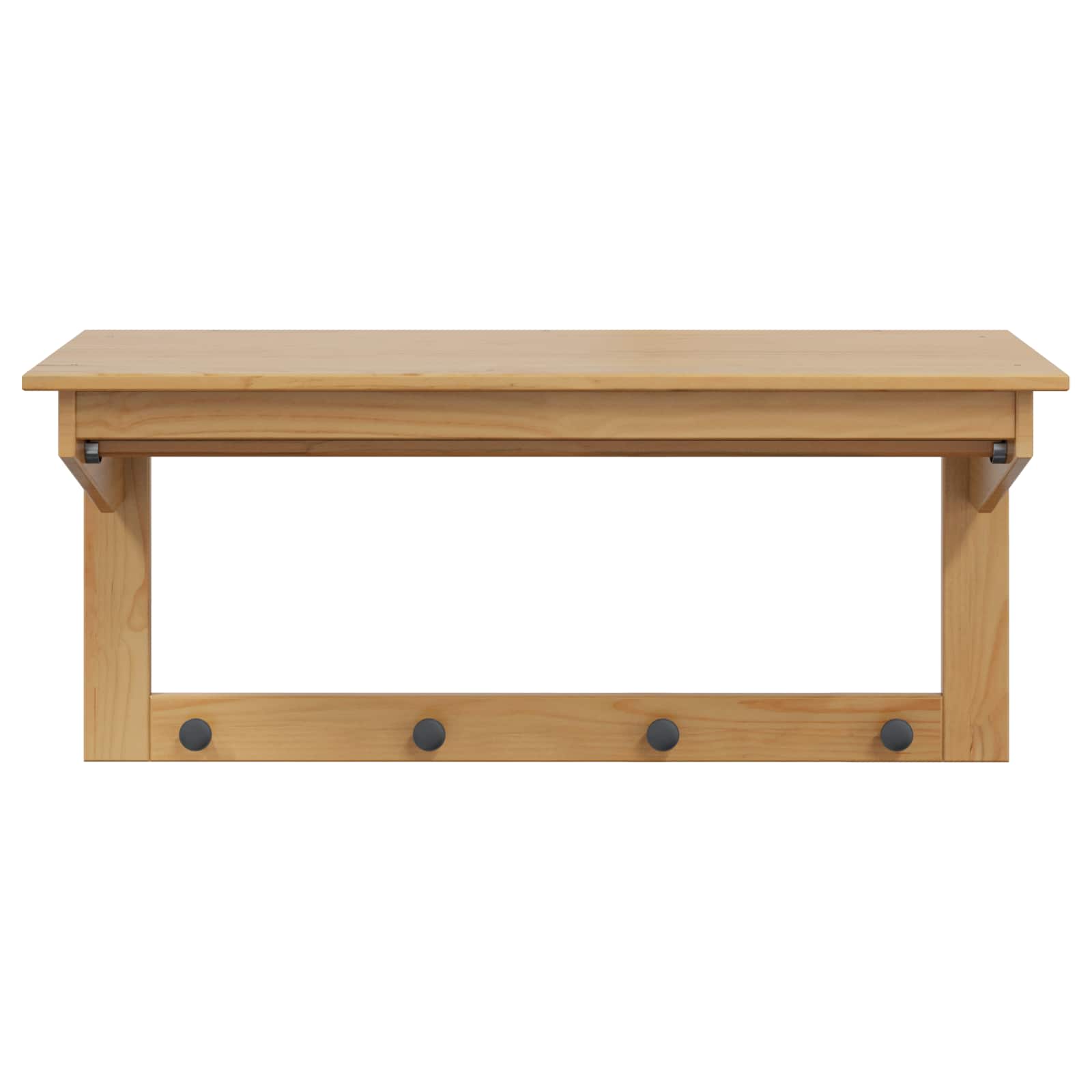 Cabideiro hill marrom mel 90 x 35 x 41.5 cm