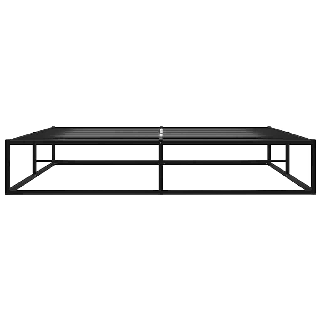 Estrutura de cama 180x200 cm metal preto