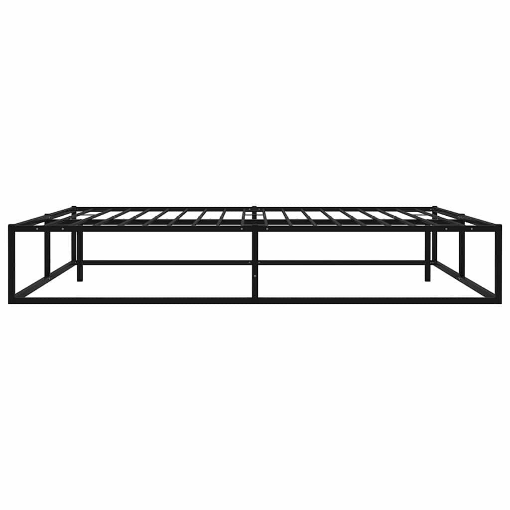 Estrutura de cama 180x200 cm metal preto