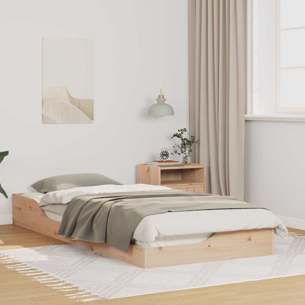 Estrutura da cama castanho 80 x 210 cm