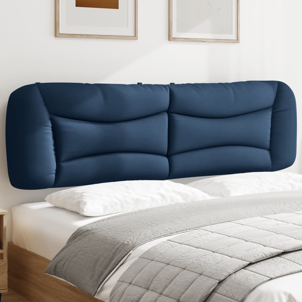 Almofadão de cabeceira hvar 180 cm tecido azul