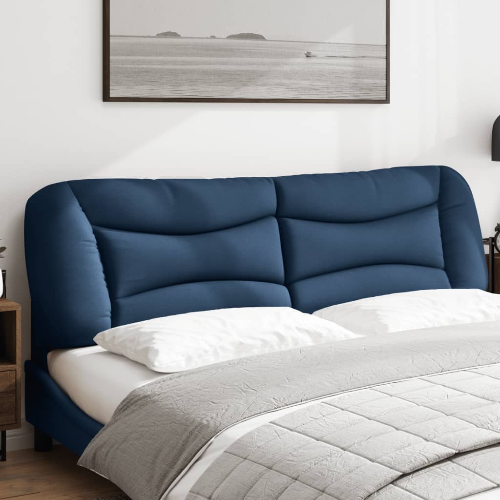 Almofadão de cabeceira hvar 180 cm tecido azul