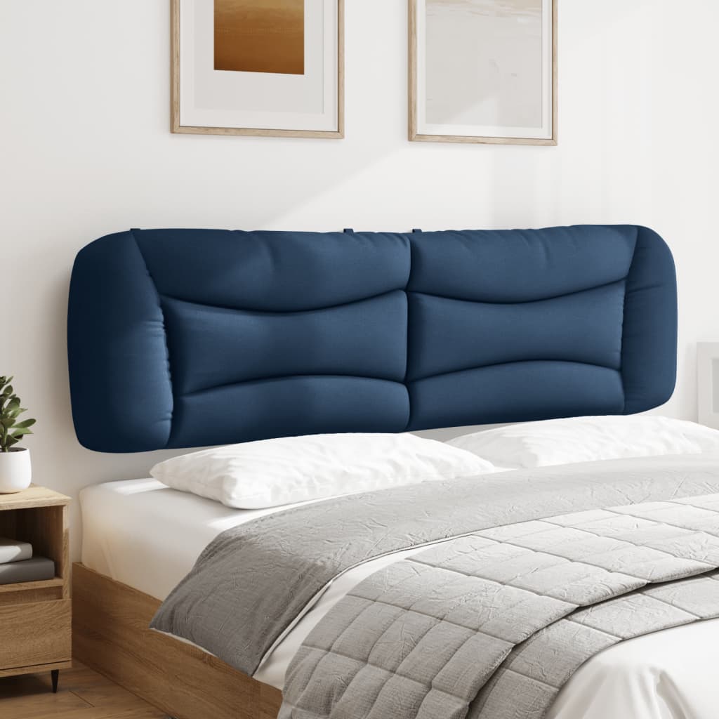 Almofadão de cabeceira hvar 180 cm tecido azul
