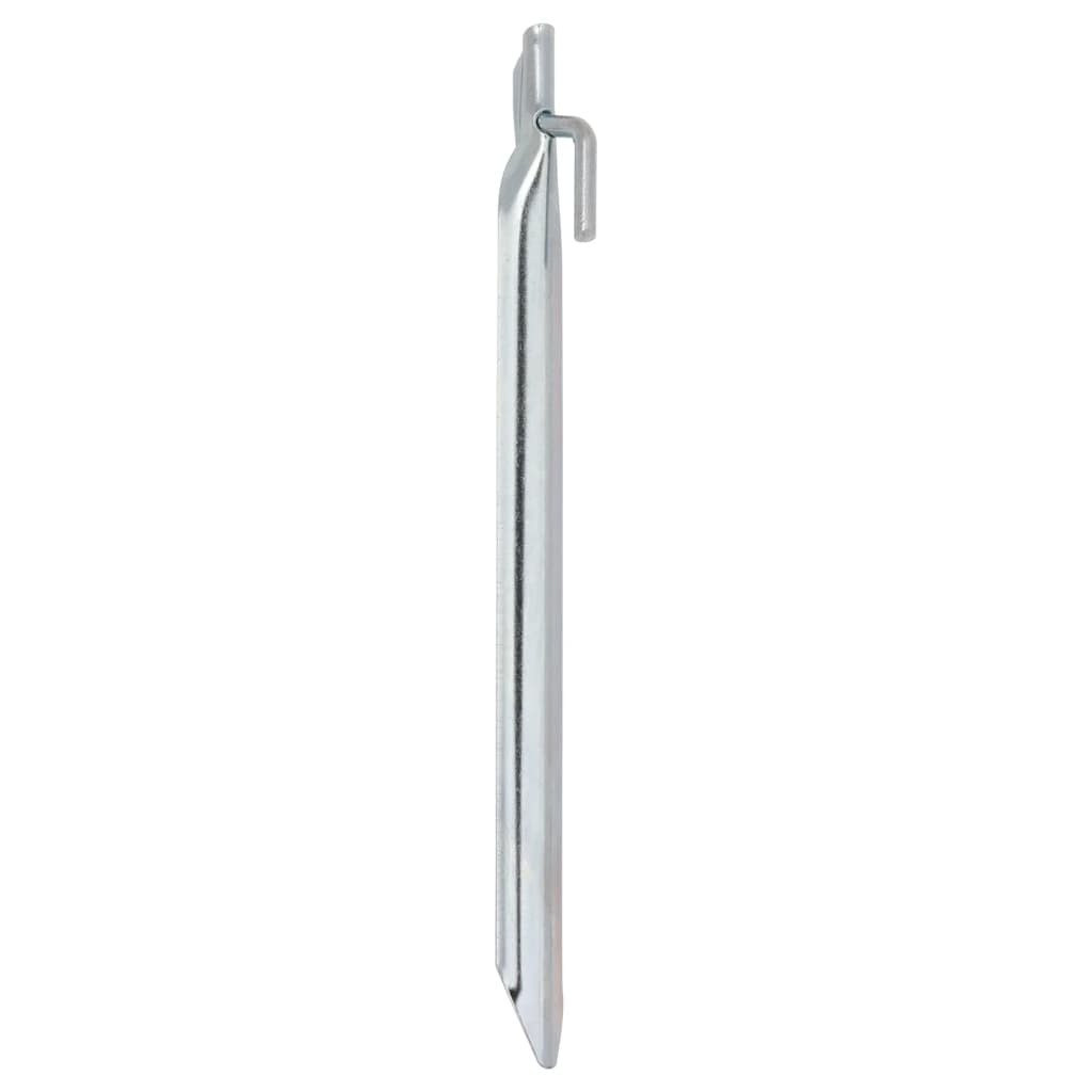 Estacas p/ tenda 24 pcs forma de v 25 cm ø20 mm aço galvanizado