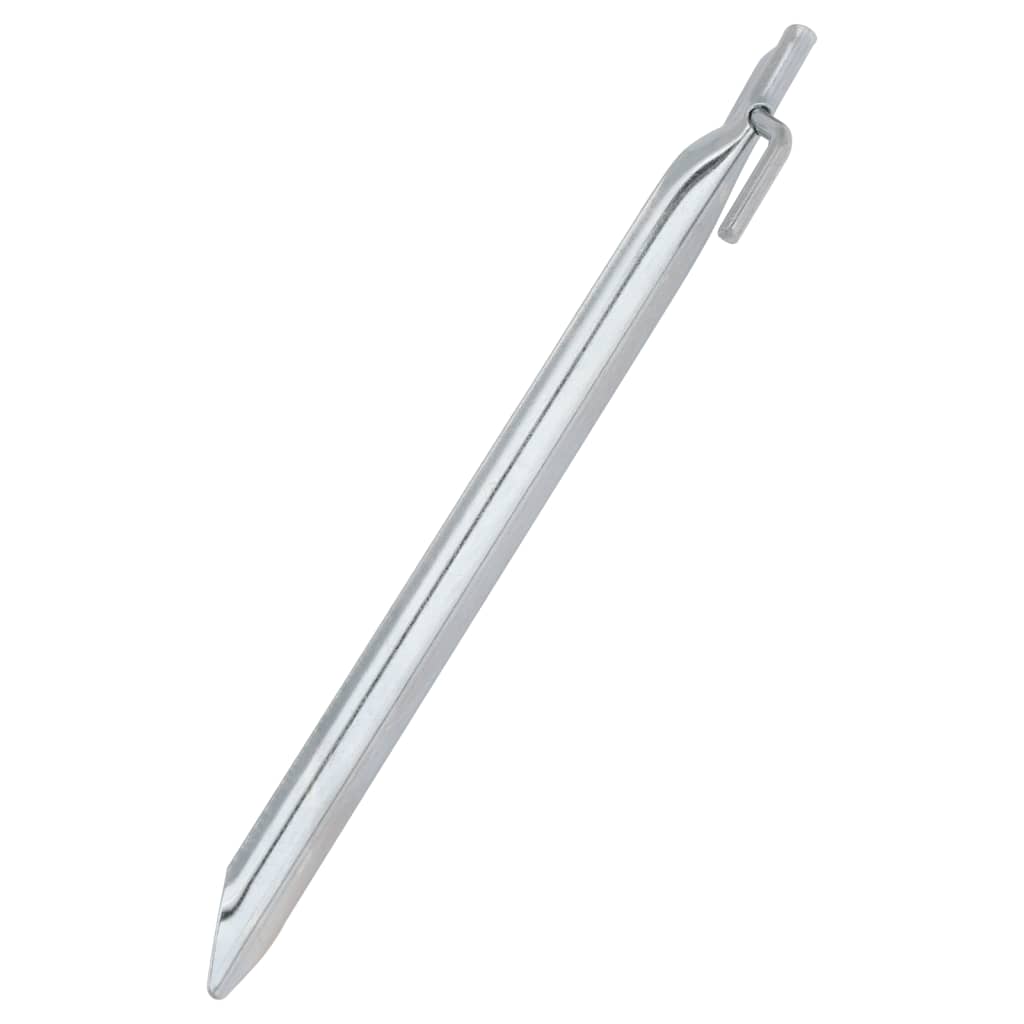 Estacas p/ tenda 24 pcs forma de v 25 cm ø20 mm aço galvanizado