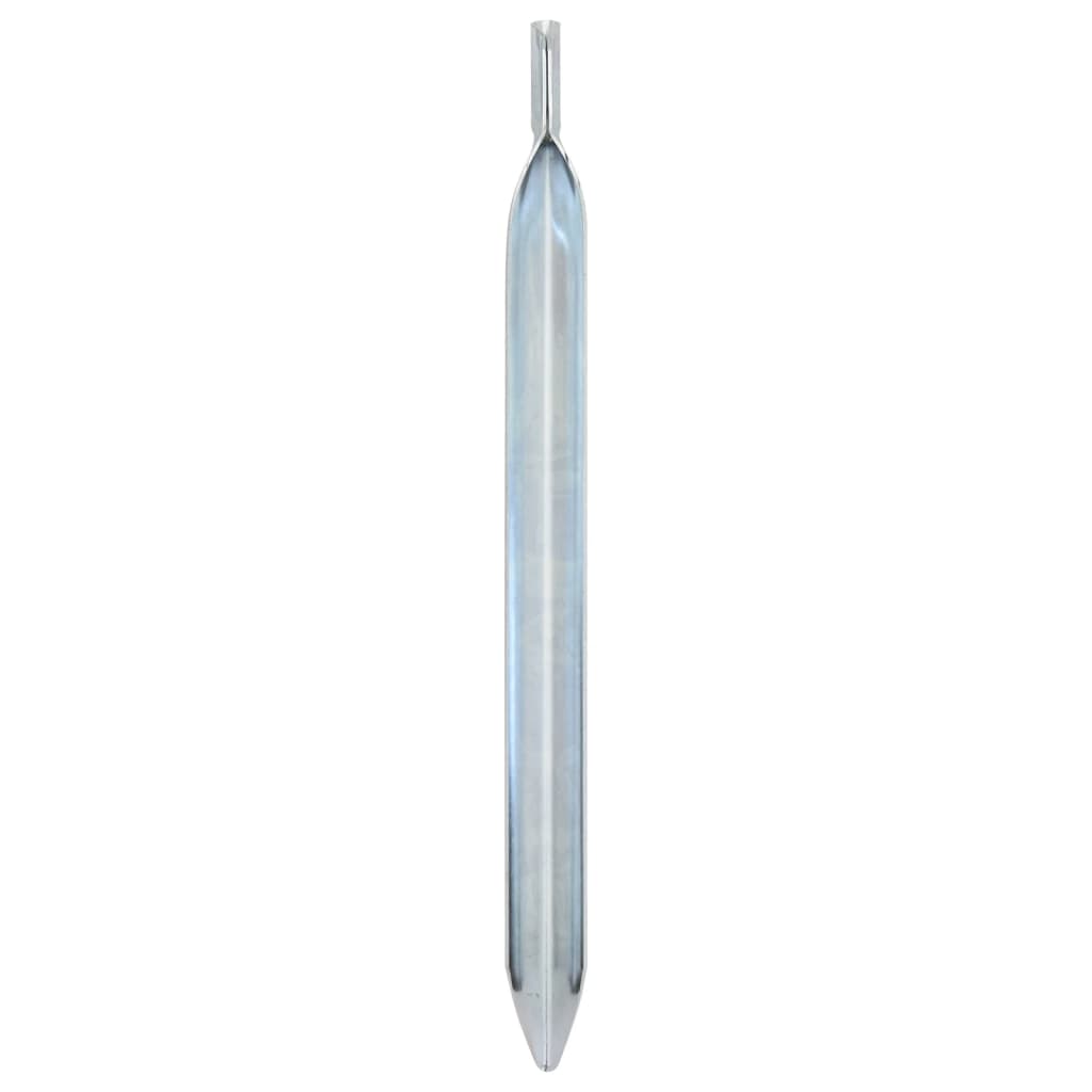 Estacas p/ tenda 24 pcs forma de v 25 cm ø20 mm aço galvanizado