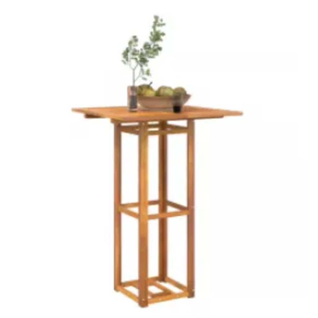 Mesa de bistrô 75x75x110 cm madeira de acácia maciça