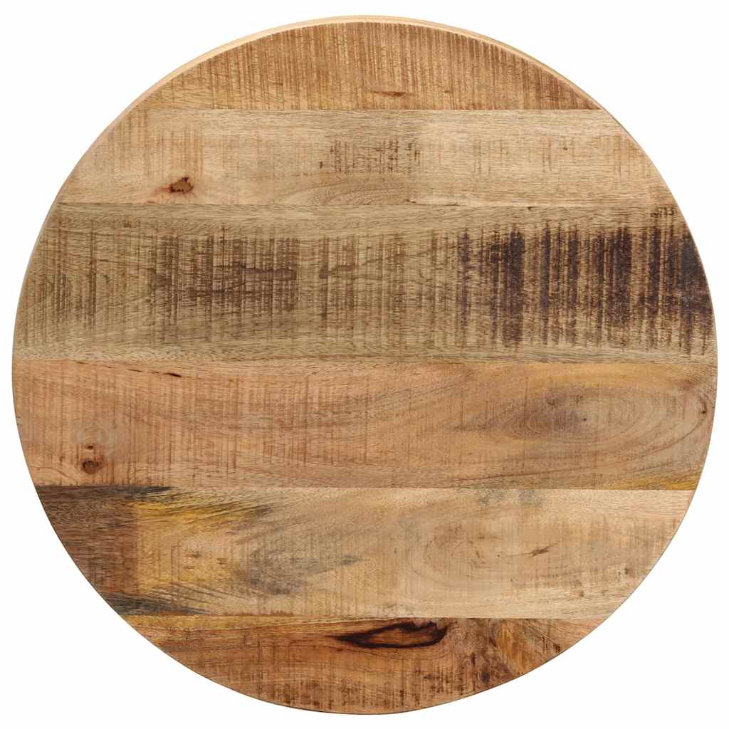 Tampo de mesa redondo ø40x2,5cm madeira mangueira áspera maciça