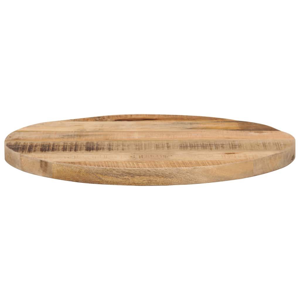Tampo de mesa redondo ø40x2,5cm madeira mangueira áspera maciça