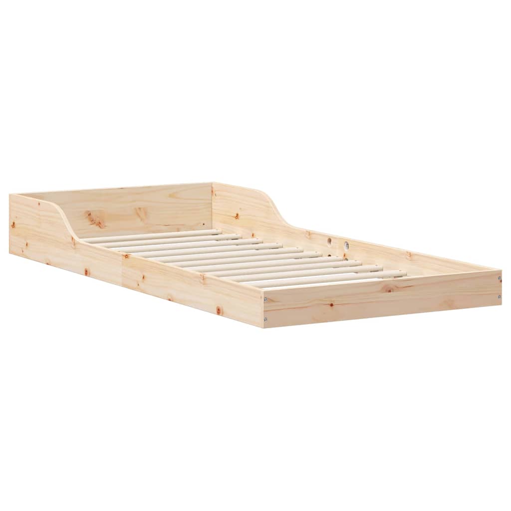Estrutura da cama castanho 90 x 210 cm