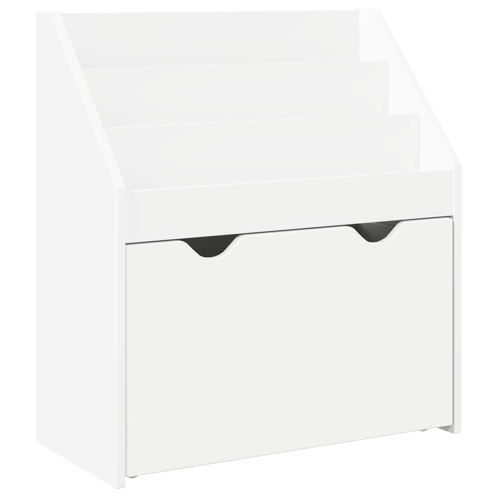 Estante infantil branco 60 x 29,5 x 69 cm derivados de madeira