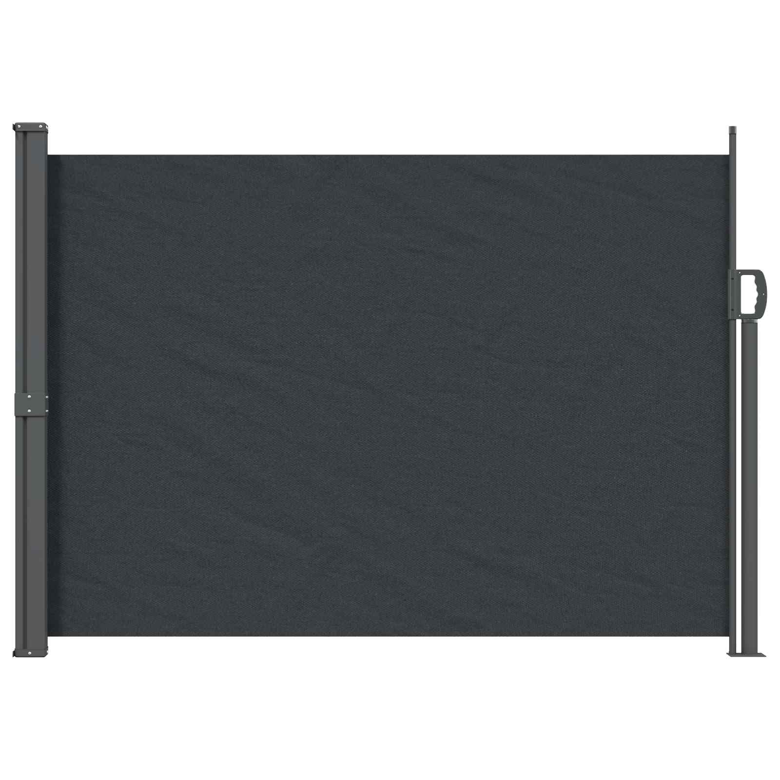 Toldo lateral retrátil 160 x 300 cm 100% poliéster, ferro e aço