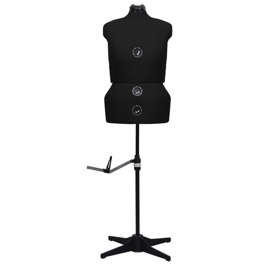 Manequim feminino ajustável tamanho l 44-50 preto
