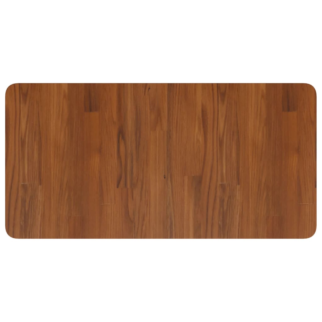 Bancada p/ wc 80x40x2,5 cm madeira tratada castanho-escuro