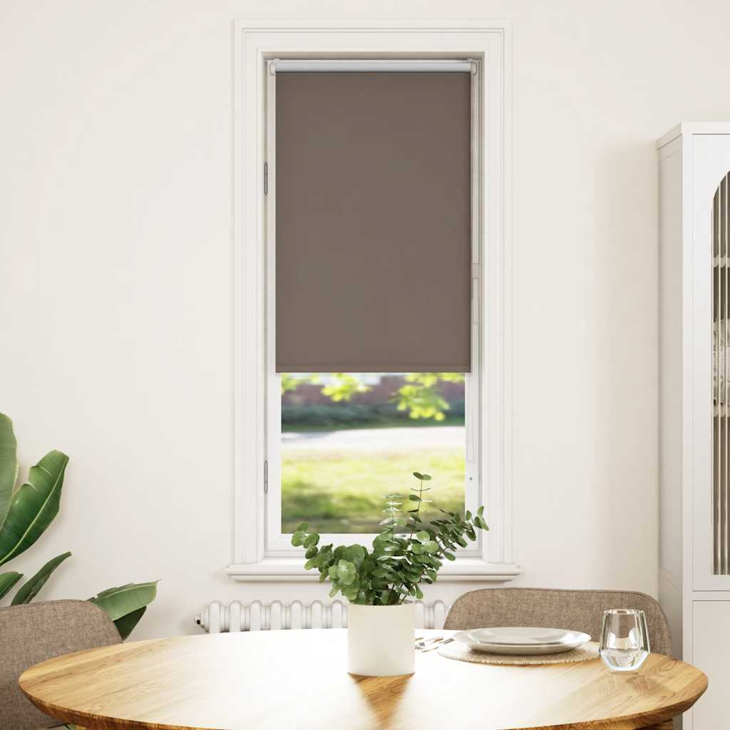 Persiana de enrolar 50x130 cm largura tecido 45,7 cm poliéster