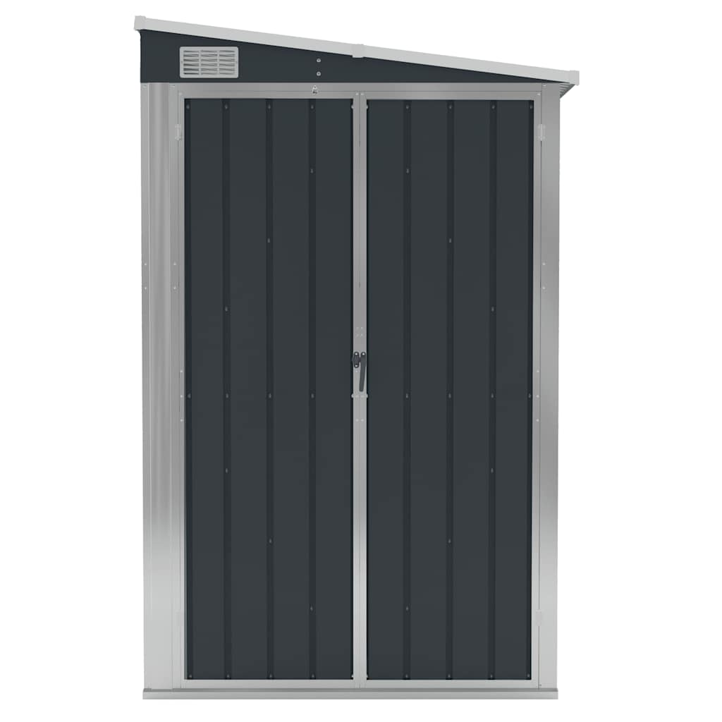 Abrigo suspenso para jardim 118x288x178 cm aço antracite