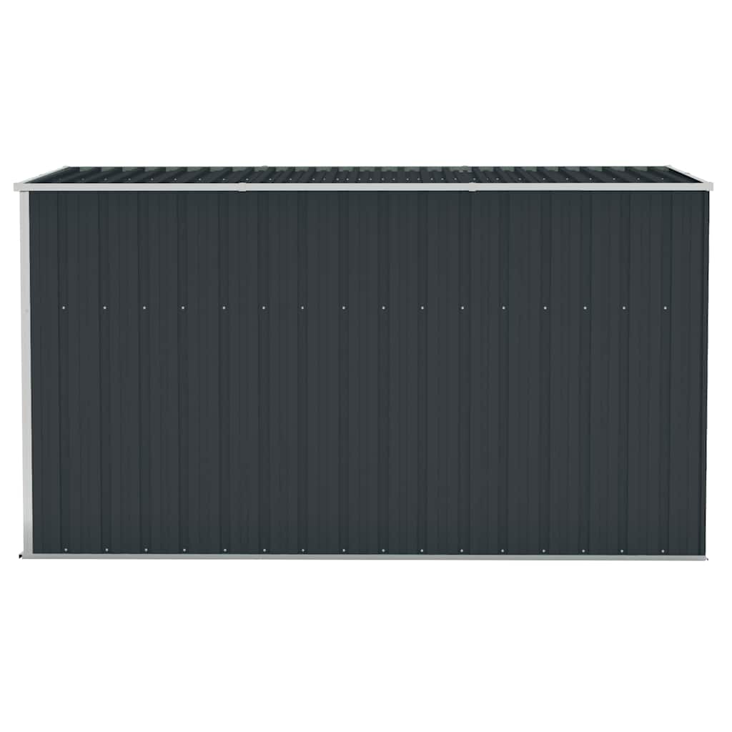 Abrigo suspenso para jardim 118x288x178 cm aço antracite