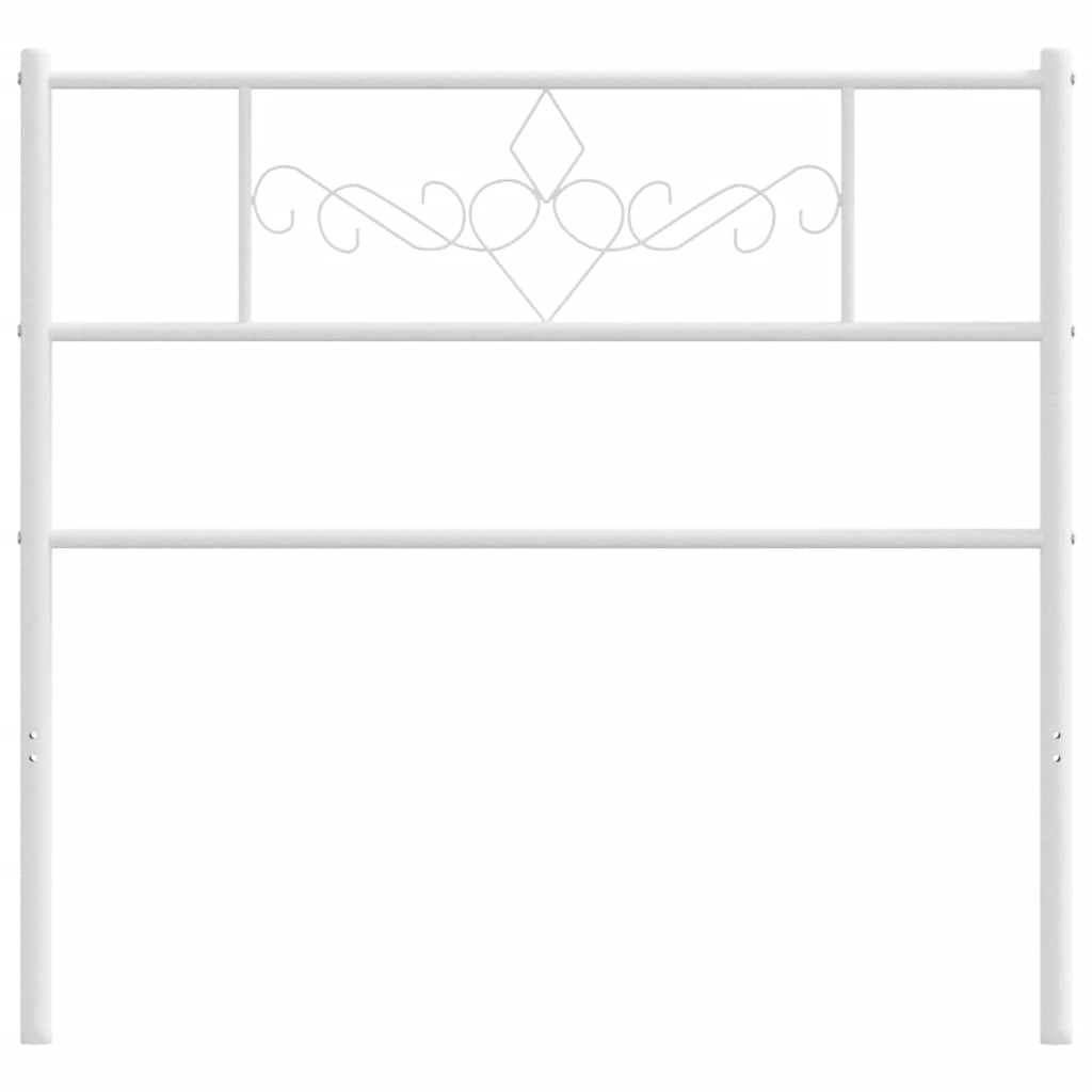 Cabeceira de substituição 75 cm metal branco