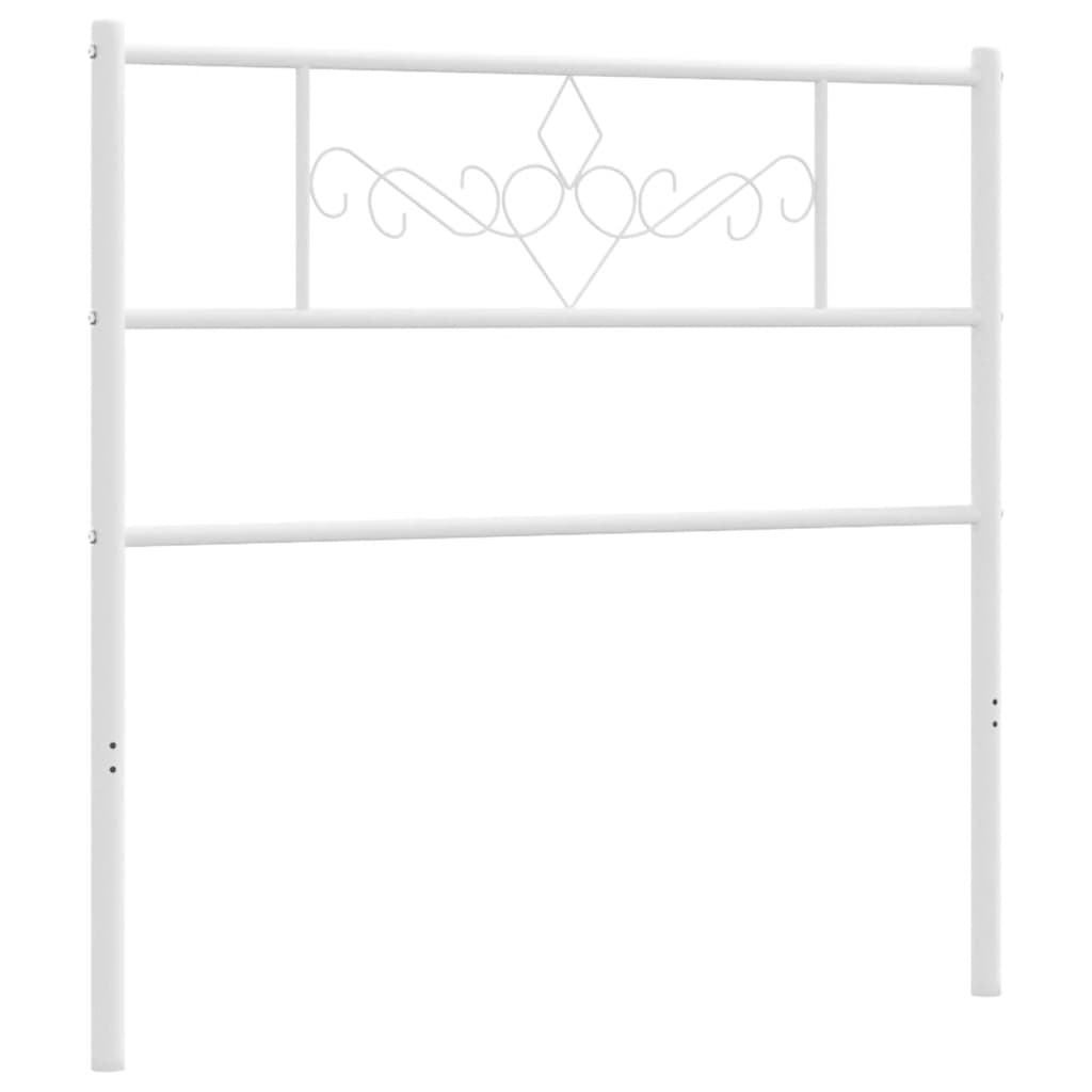 Cabeceira de substituição 75 cm metal branco