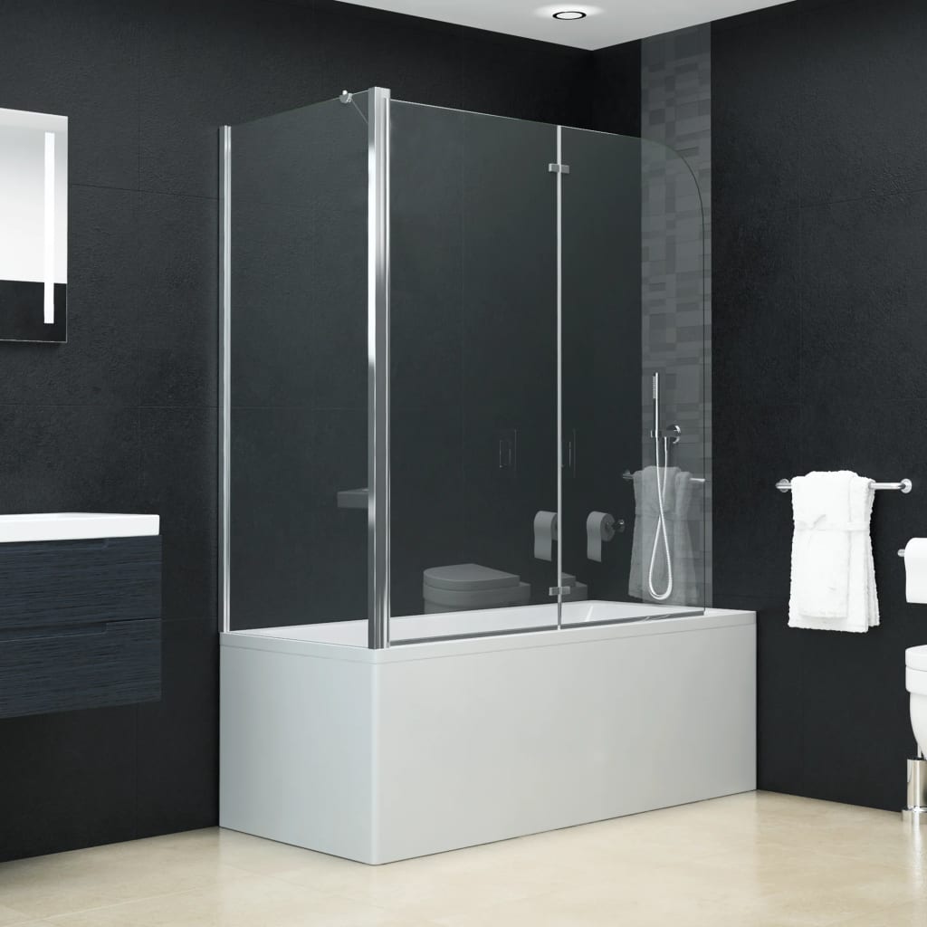 Divisória de chuveiro c/ dobragem dupla esg 120x68x130 cm