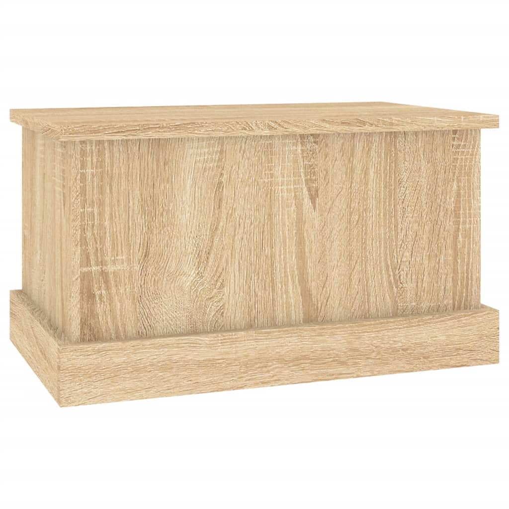 Caixa de arrumação carvalho sonoma 50x30x28 cm madeira engenheirada
