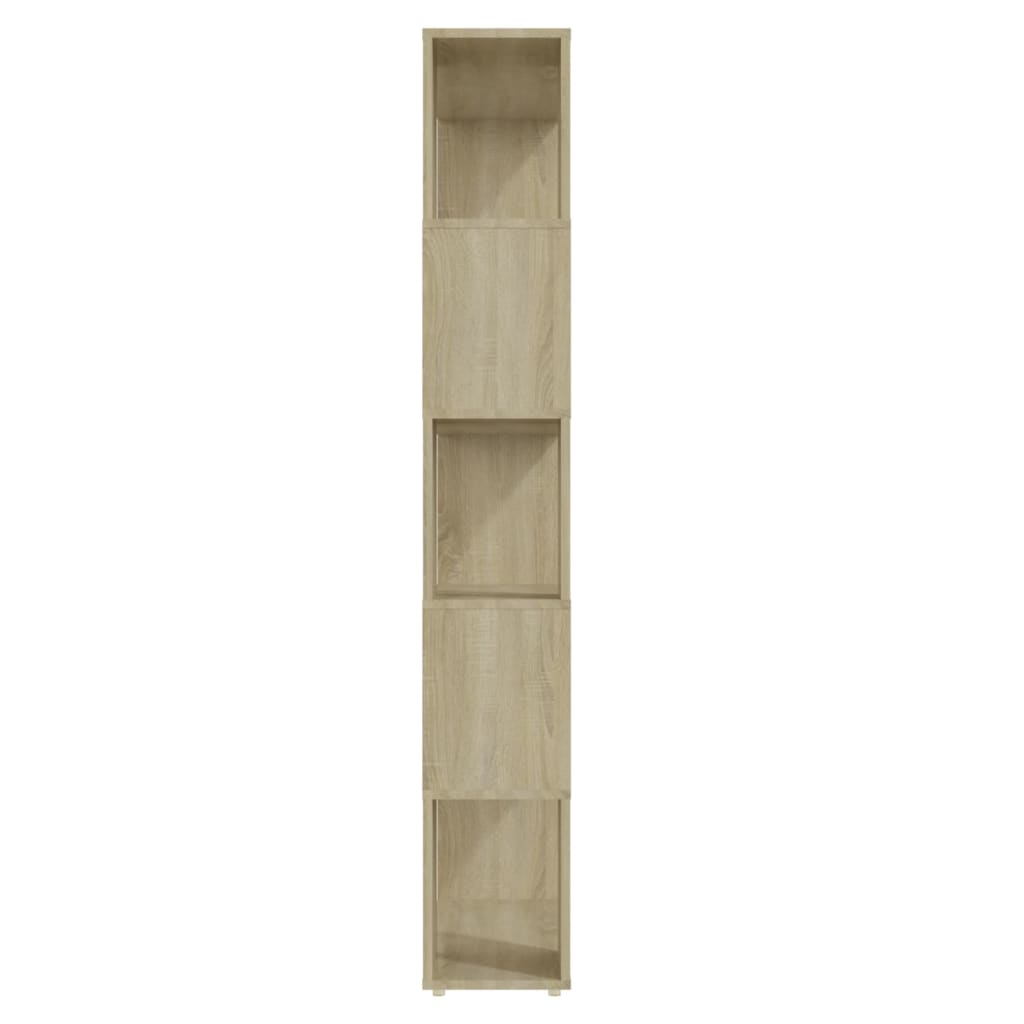 Estante/divisória 80x24x155 cm contraplacado carvalho sonoma