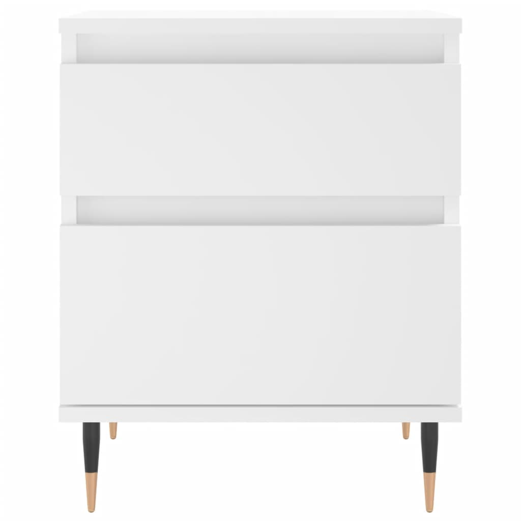 Mesa de cabeceira 40x35x50 cm derivados de madeira branco