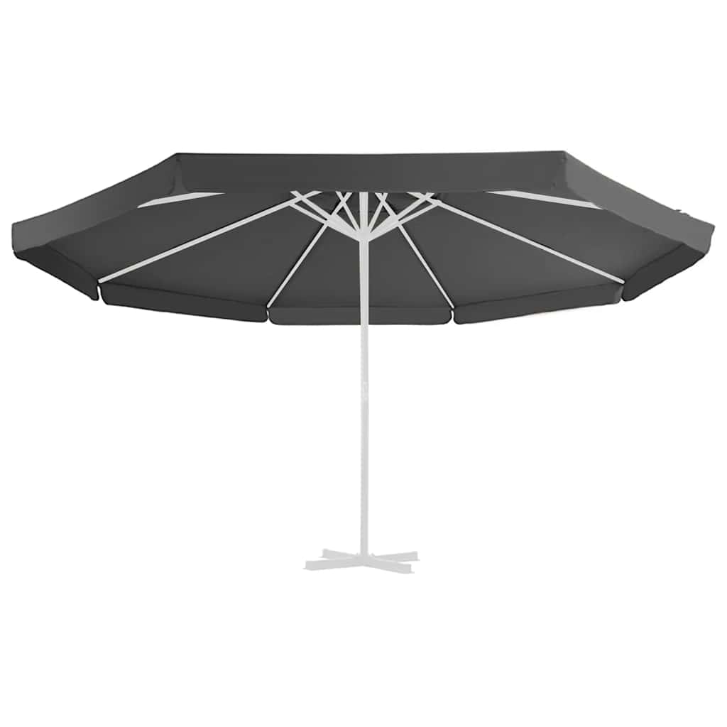 Tecido de substituição p/ guarda-sol exterior 515 cm antracite