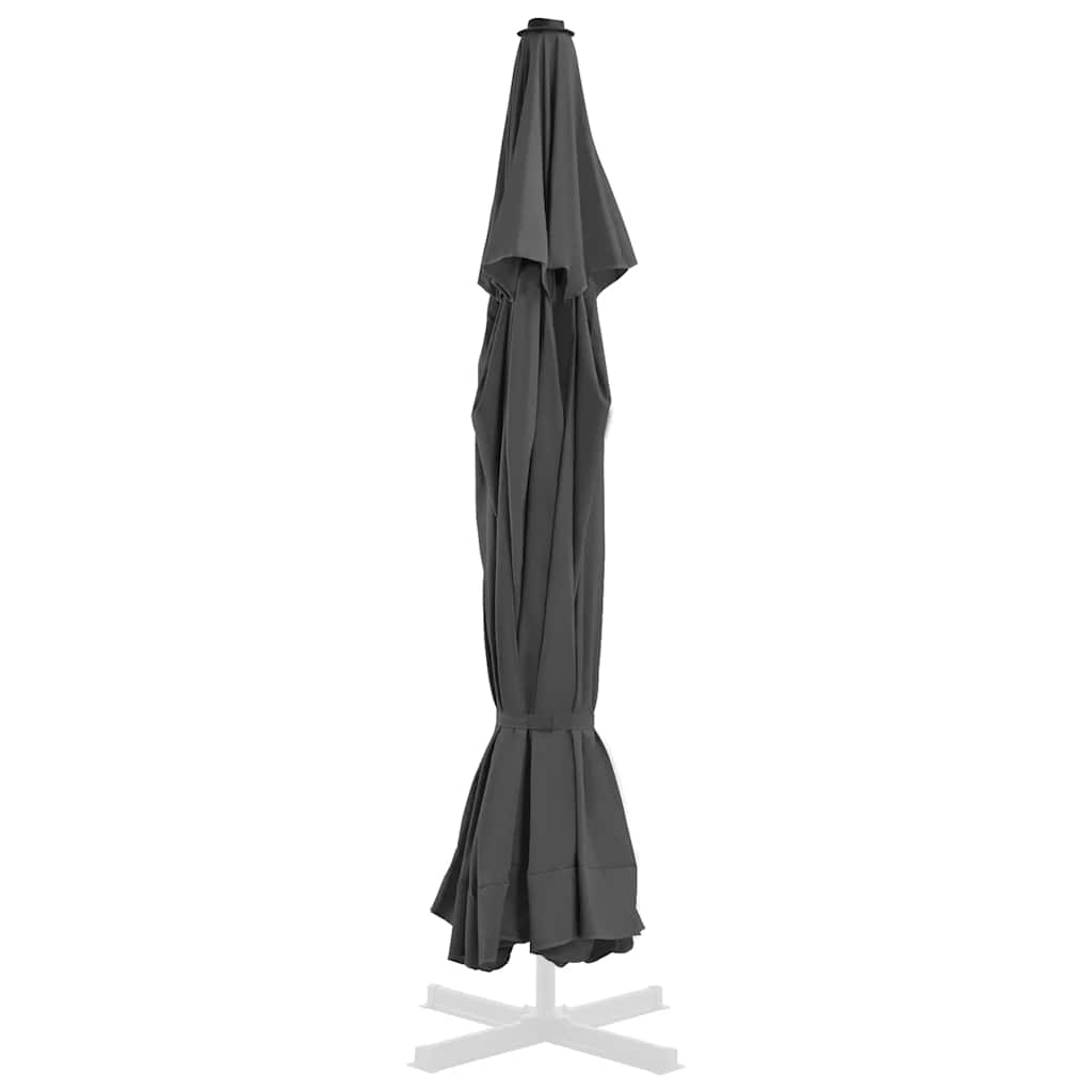 Tecido de substituição p/ guarda-sol exterior 515 cm antracite