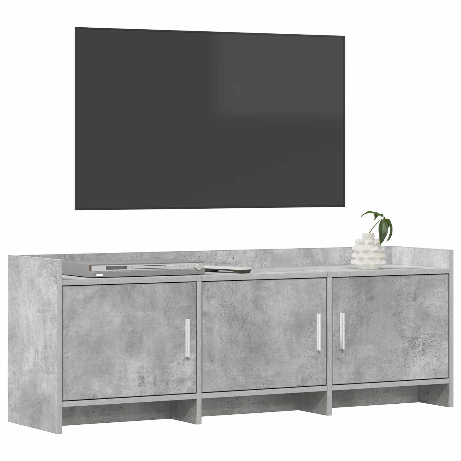Gabinete para TV 130 x 33 x 47 cm cinzento cimento