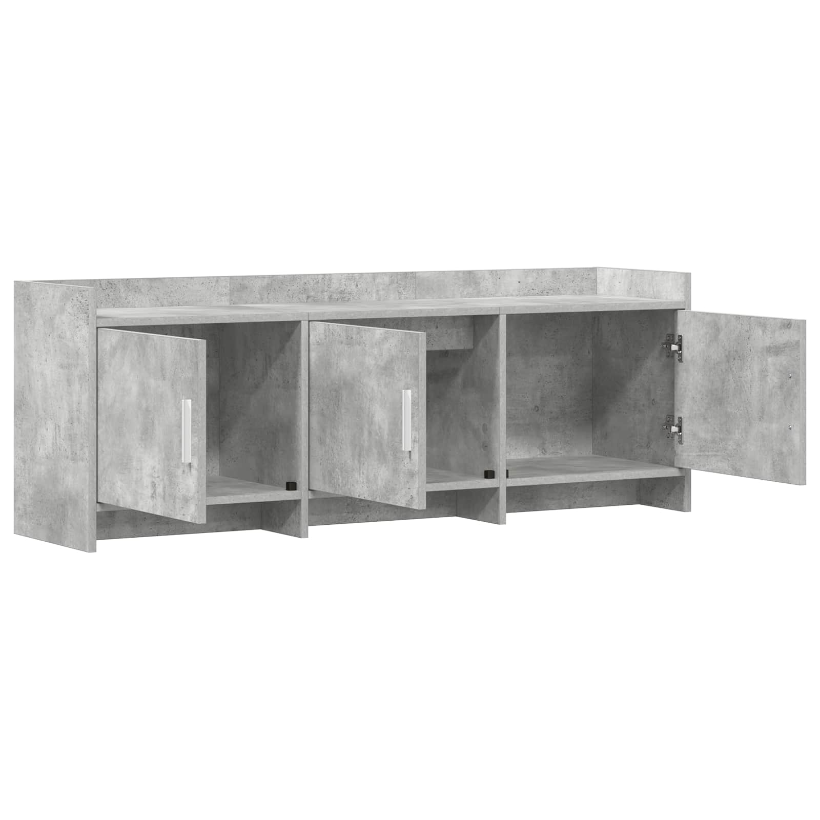 Gabinete para TV 130 x 33 x 47 cm cinzento cimento