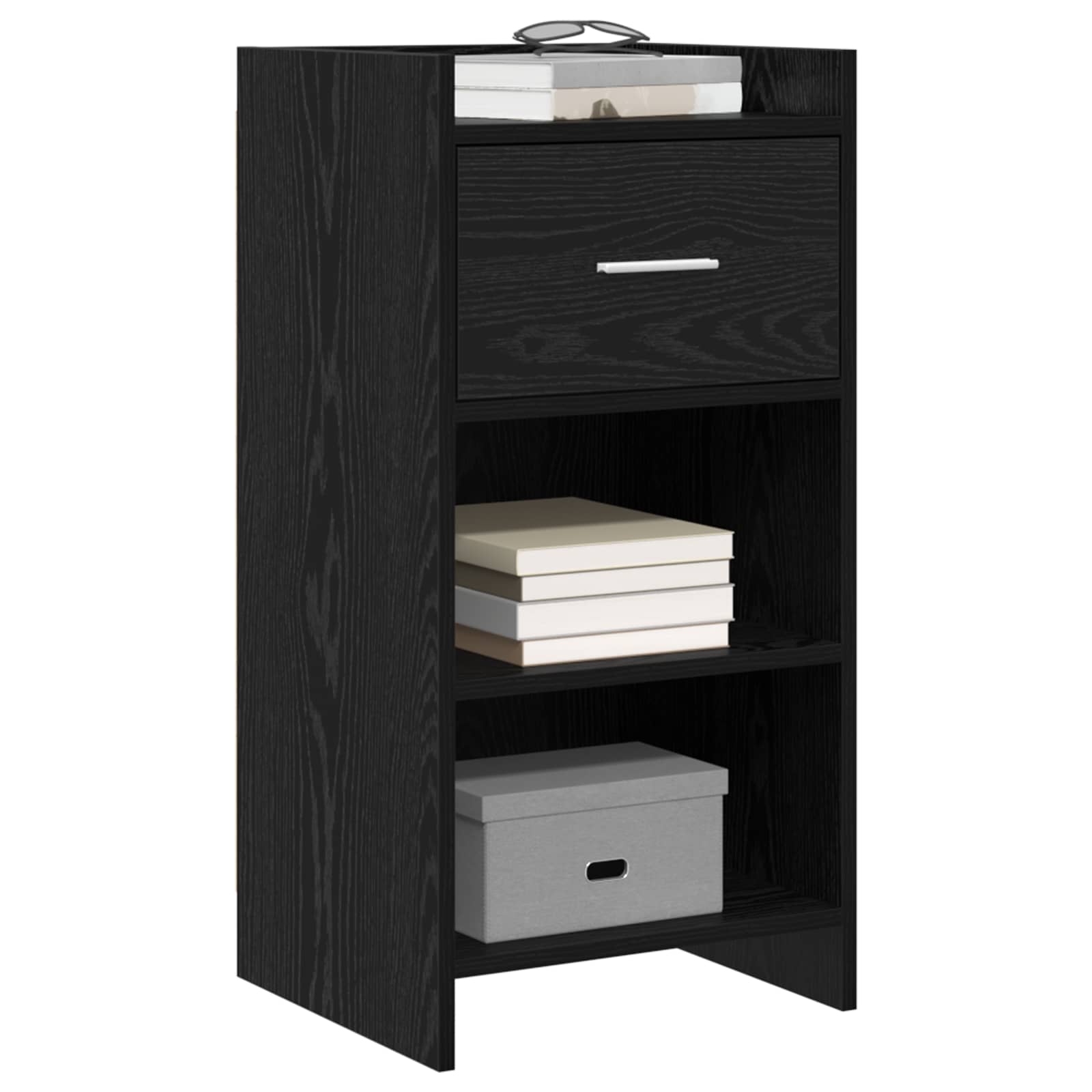 Buffet carvalho preto 40 x 36 x 80 cm derivados de madeira