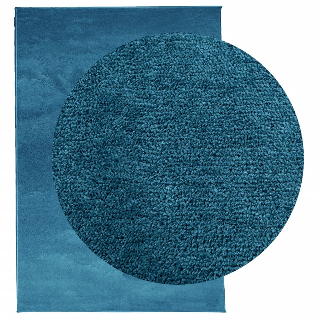 Tapete de pelo curto oviedo 200x280 cm turquesa