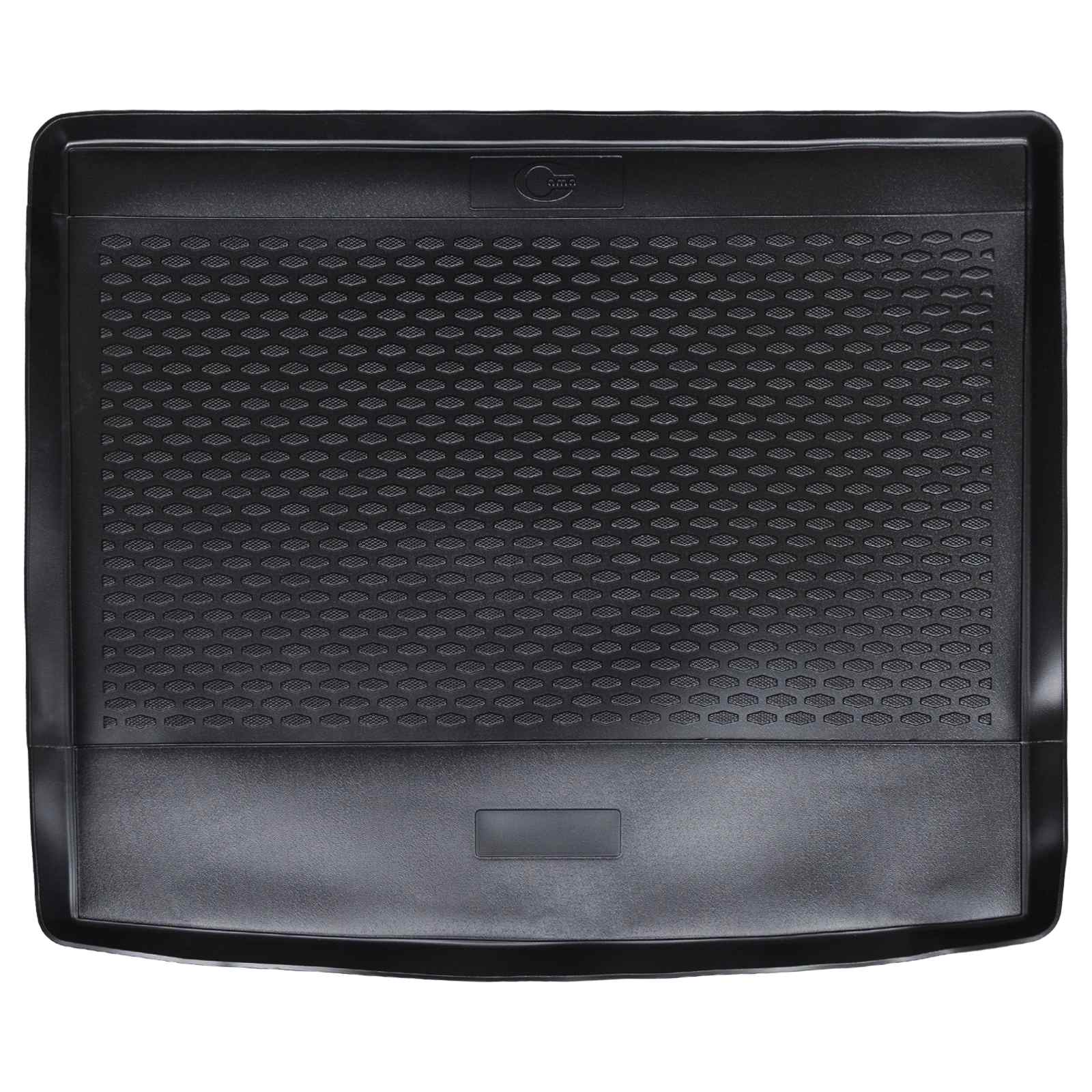 Tapete de porta-malas preto borracha