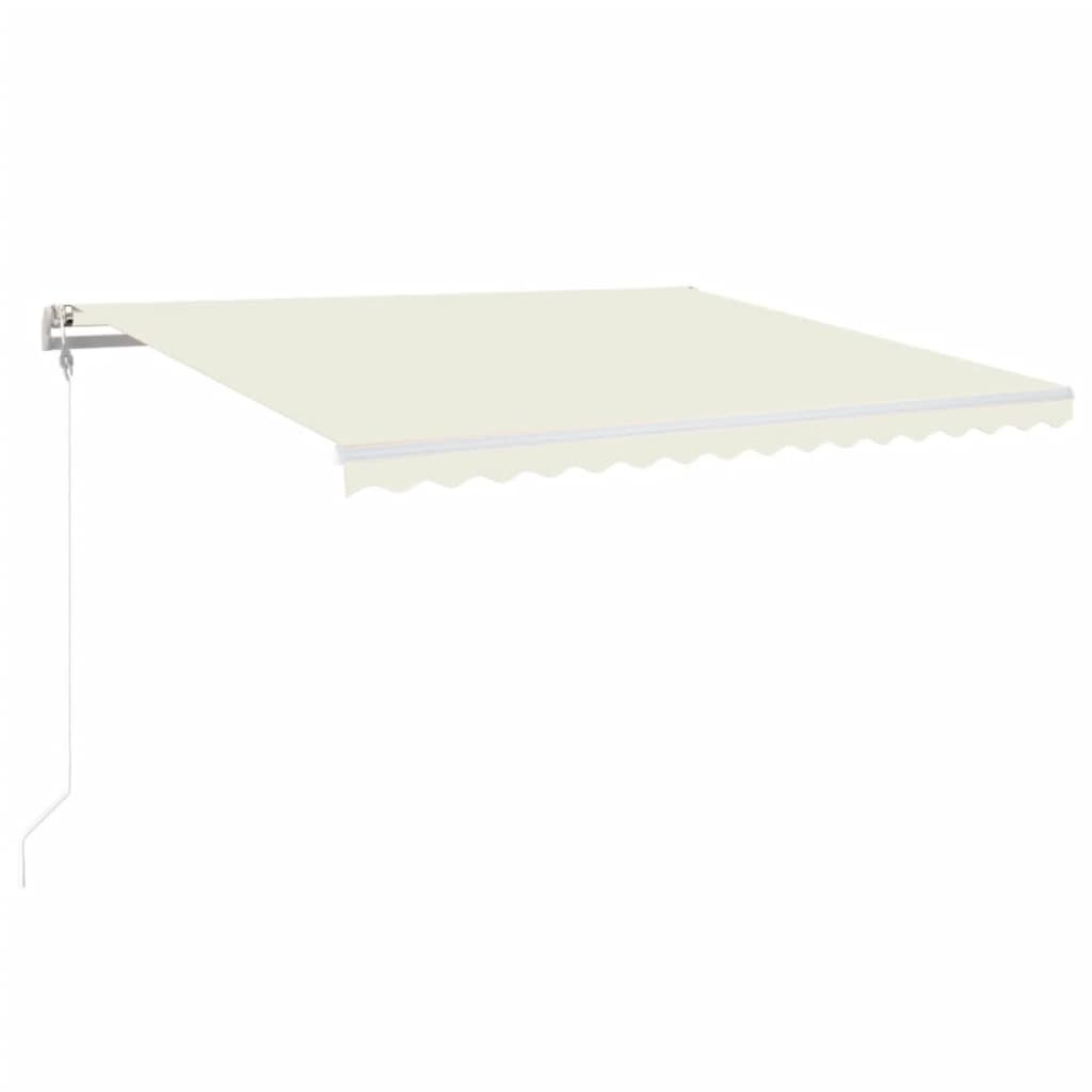 Toldo retrátil automático 400x350 cm creme