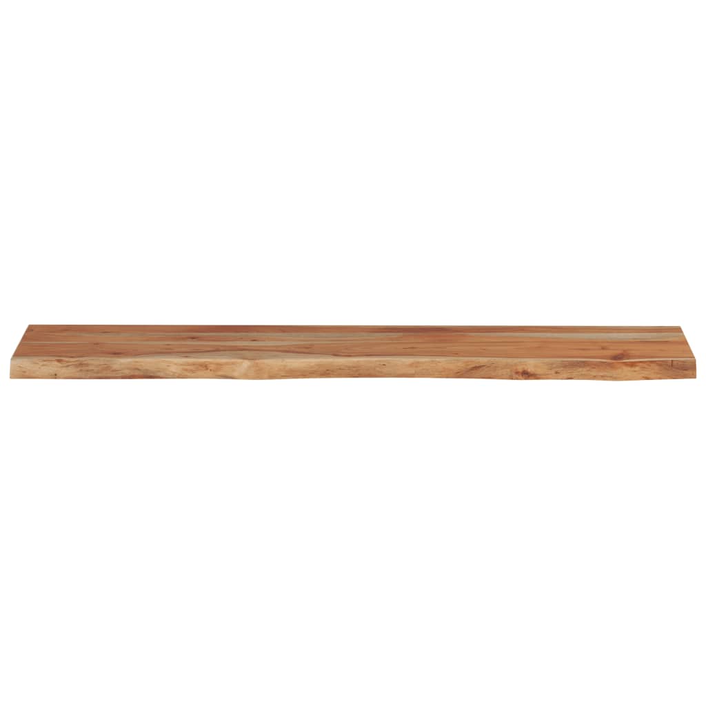 Prateleira de parede retangular 110x20x3,8 cm acácia maciça