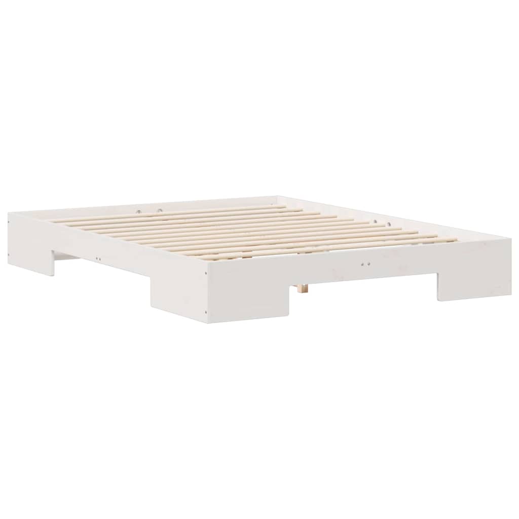 Estrutura da cama branco 140 x 200 cm