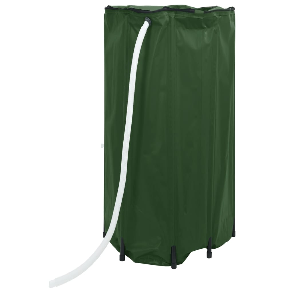 Depósito de água dobrável com torneira 380 l PVC