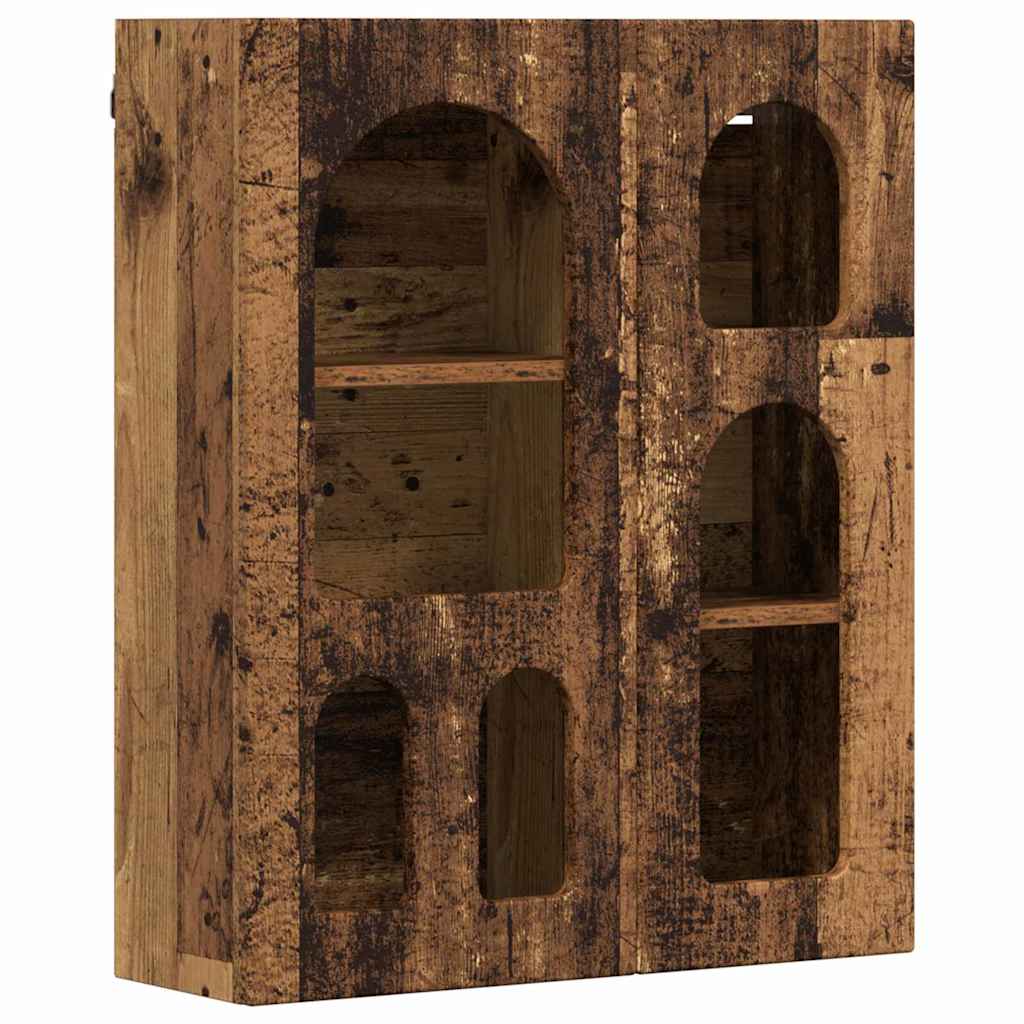 Armário suspenso elst madeira antiga 59 x 20 x 71,5 cm