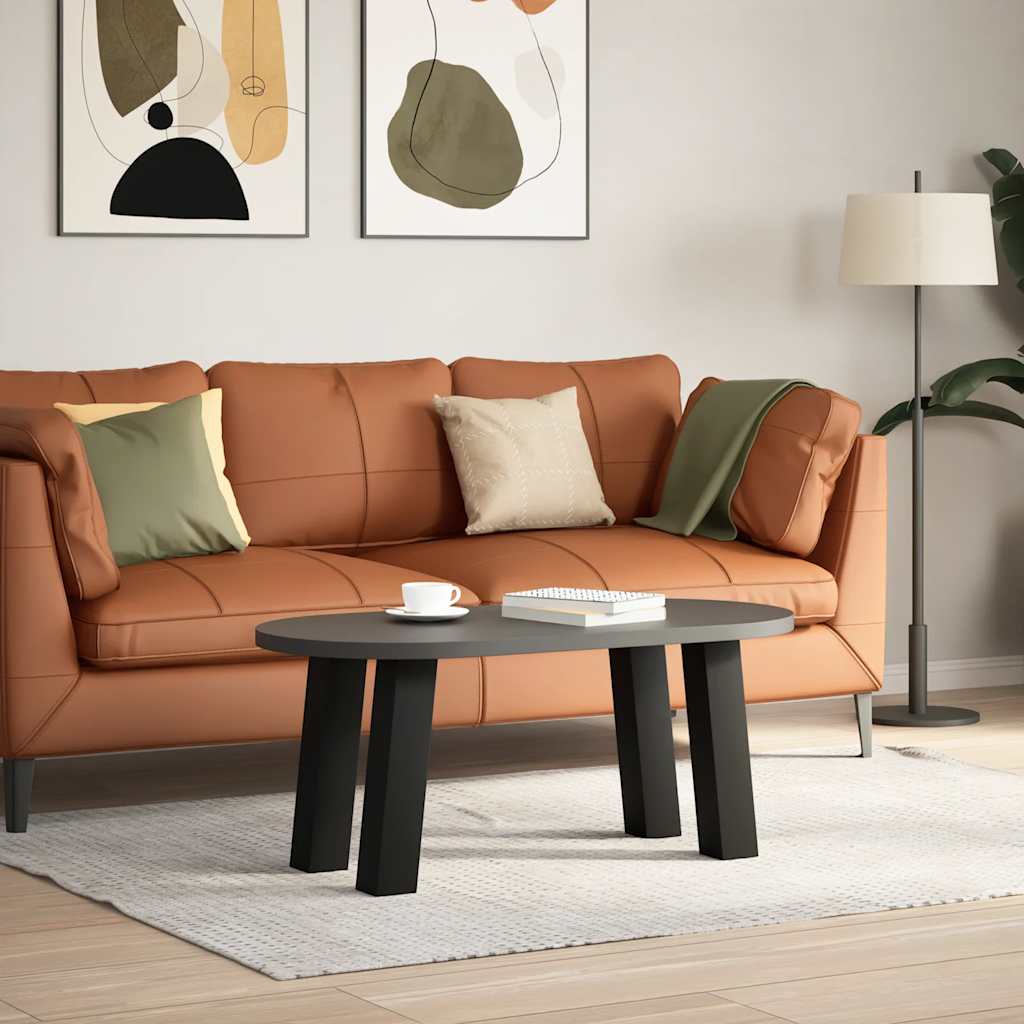 Pés para mesa de centro 4 peças, preto, 42 cm, aço