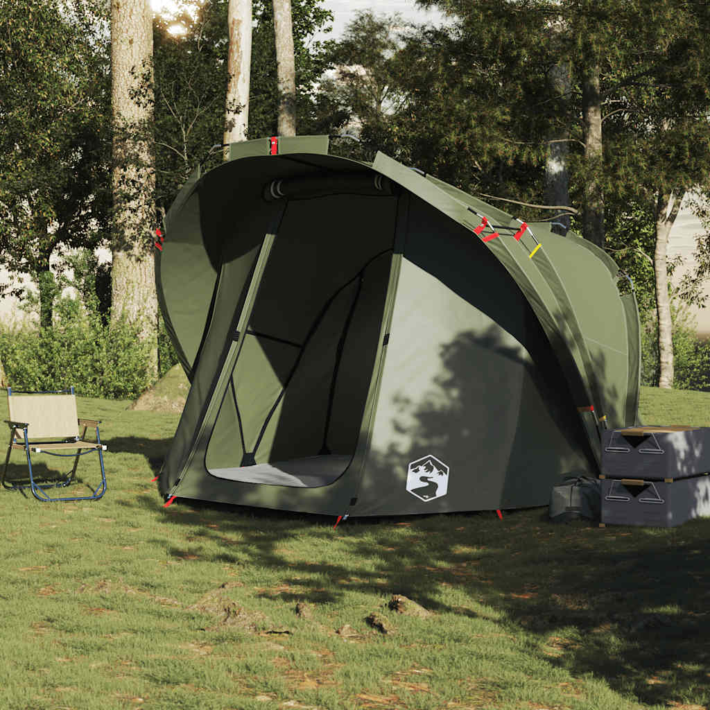 Tenda de pesca para 4 pessoas impermeável verde azeitona