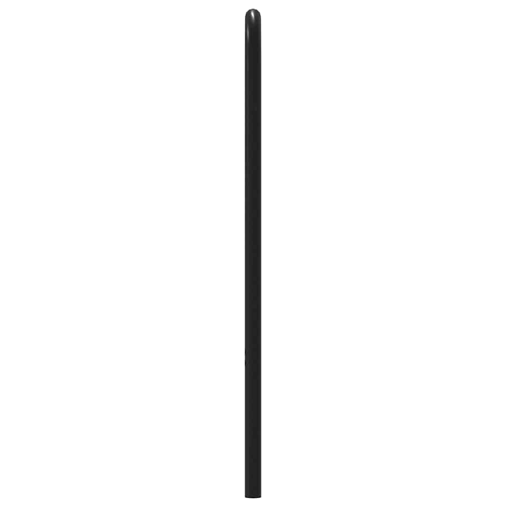 Cabeceira de substituição 140cm derivados madeira/aço carvalho castanho