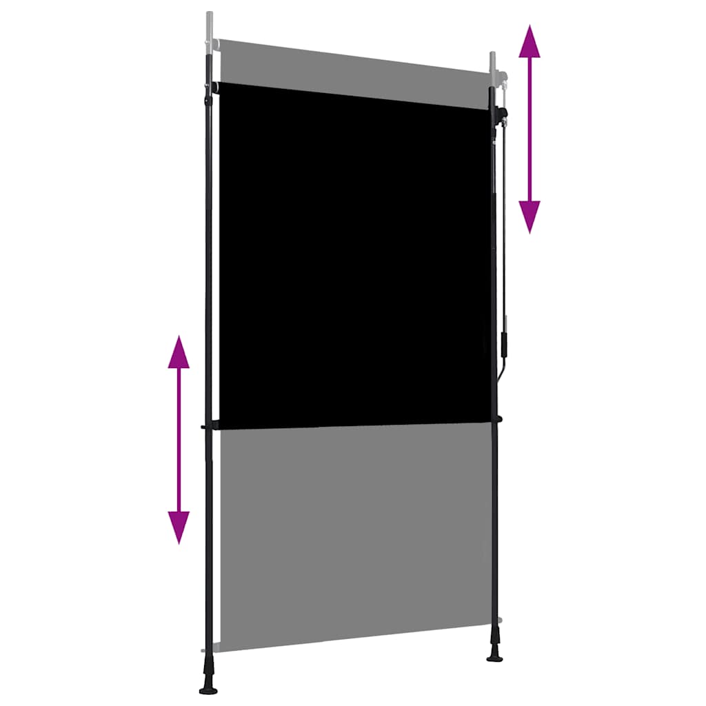 Estore de rolo para exterior 120x270 cm antracite