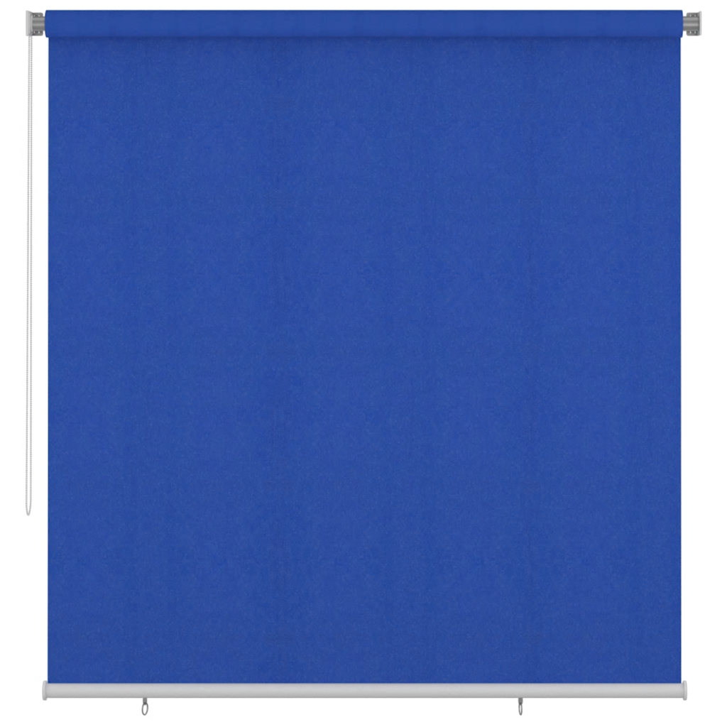 Estore de rolo para exterior 225 (l) x 230 (a) cm azul HDPE