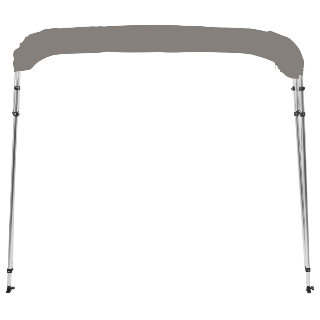 Toldo de 4 arcos bimini 243x180x137 cm cinzento